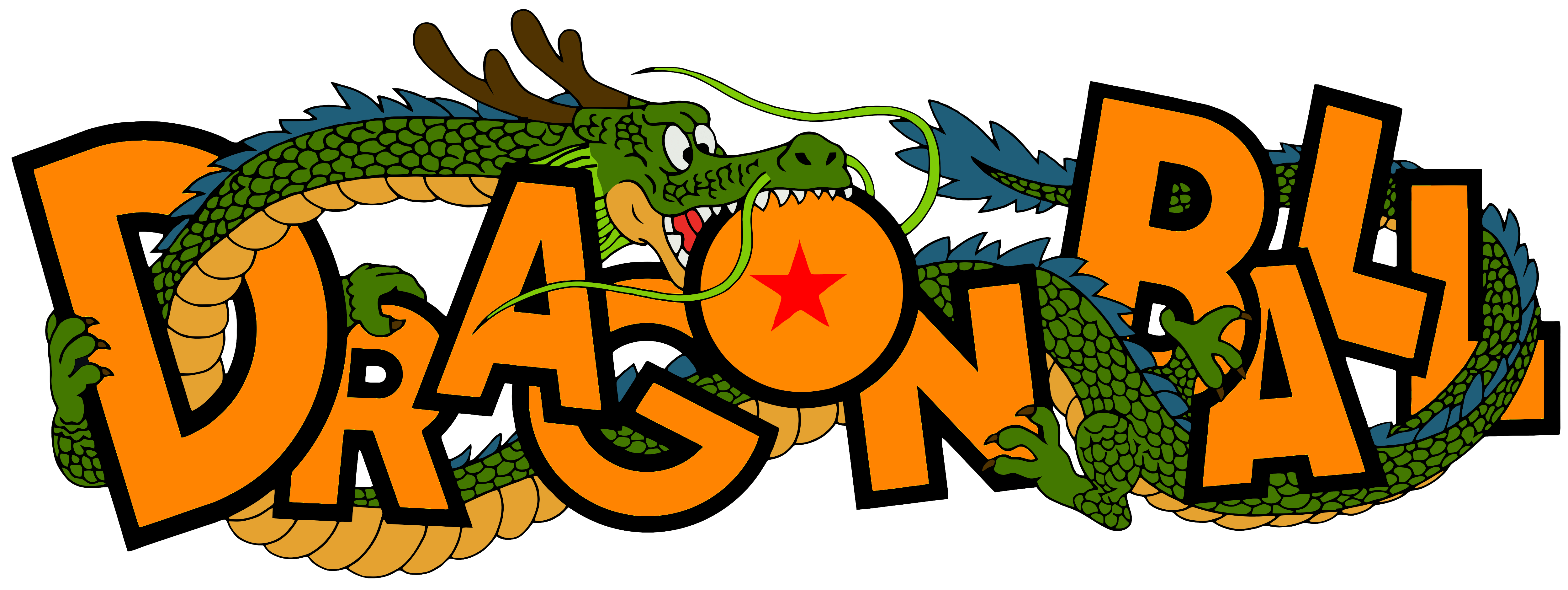 Logo de Dragon Ball con el dragon Shenron