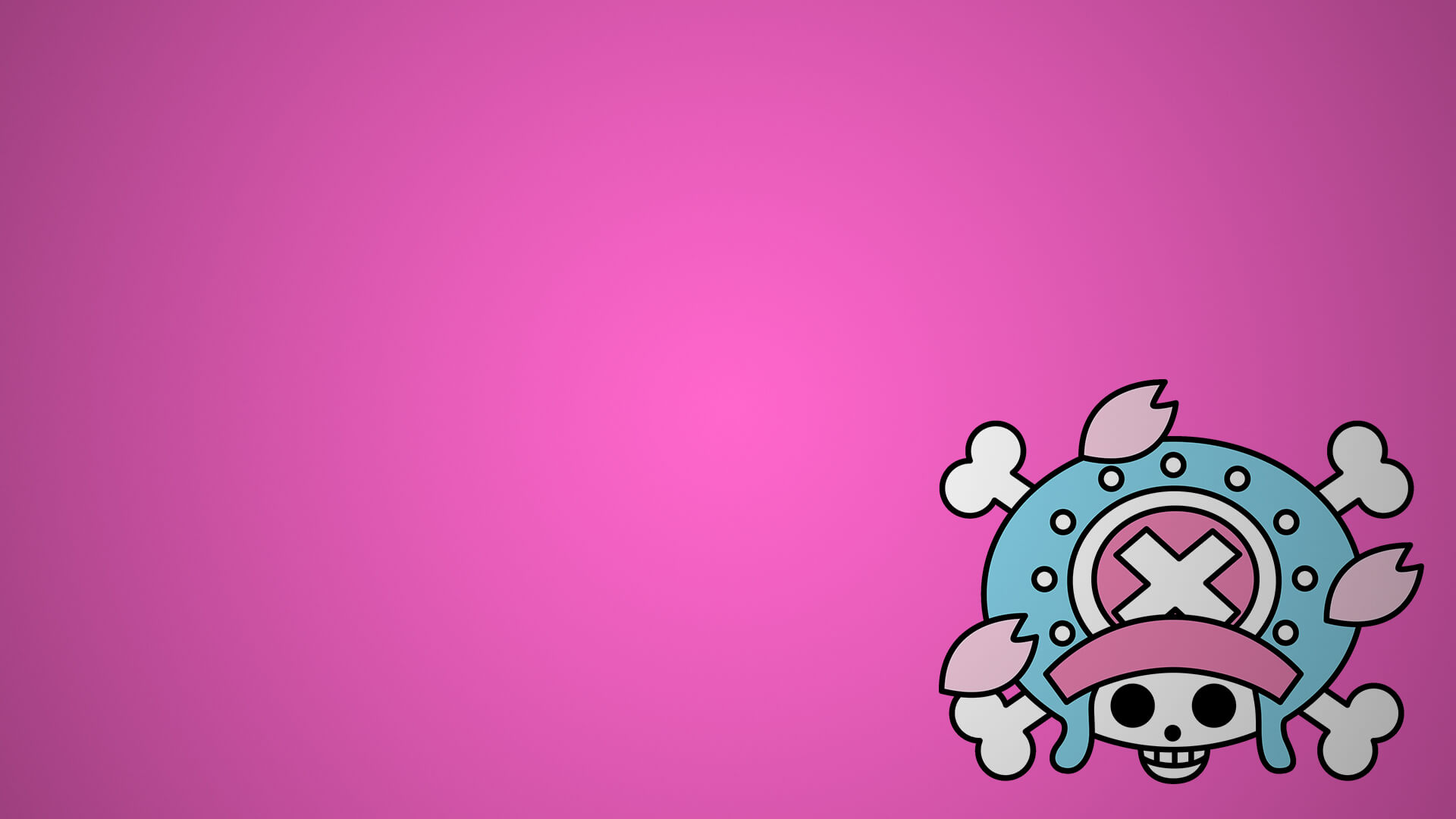 Jolly Roger de Chopper sobre fondo morado