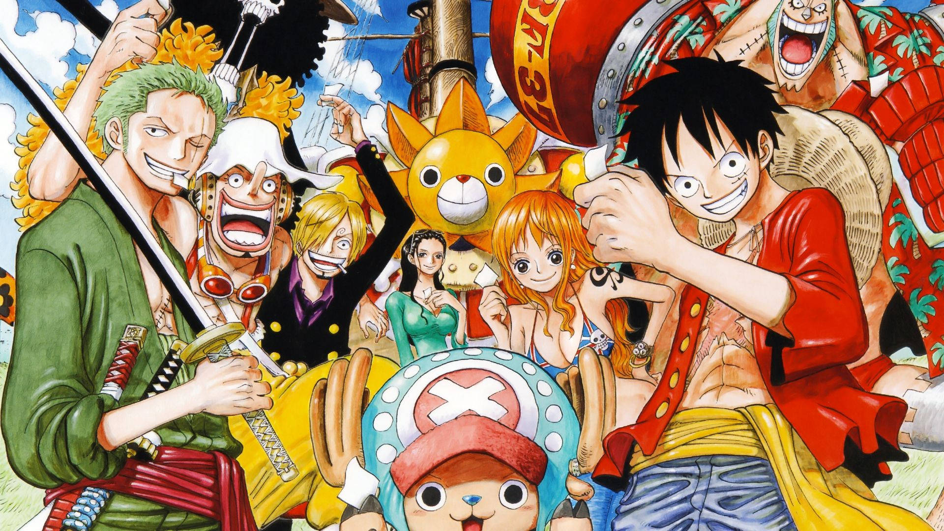Fanart de la portada de One Piece