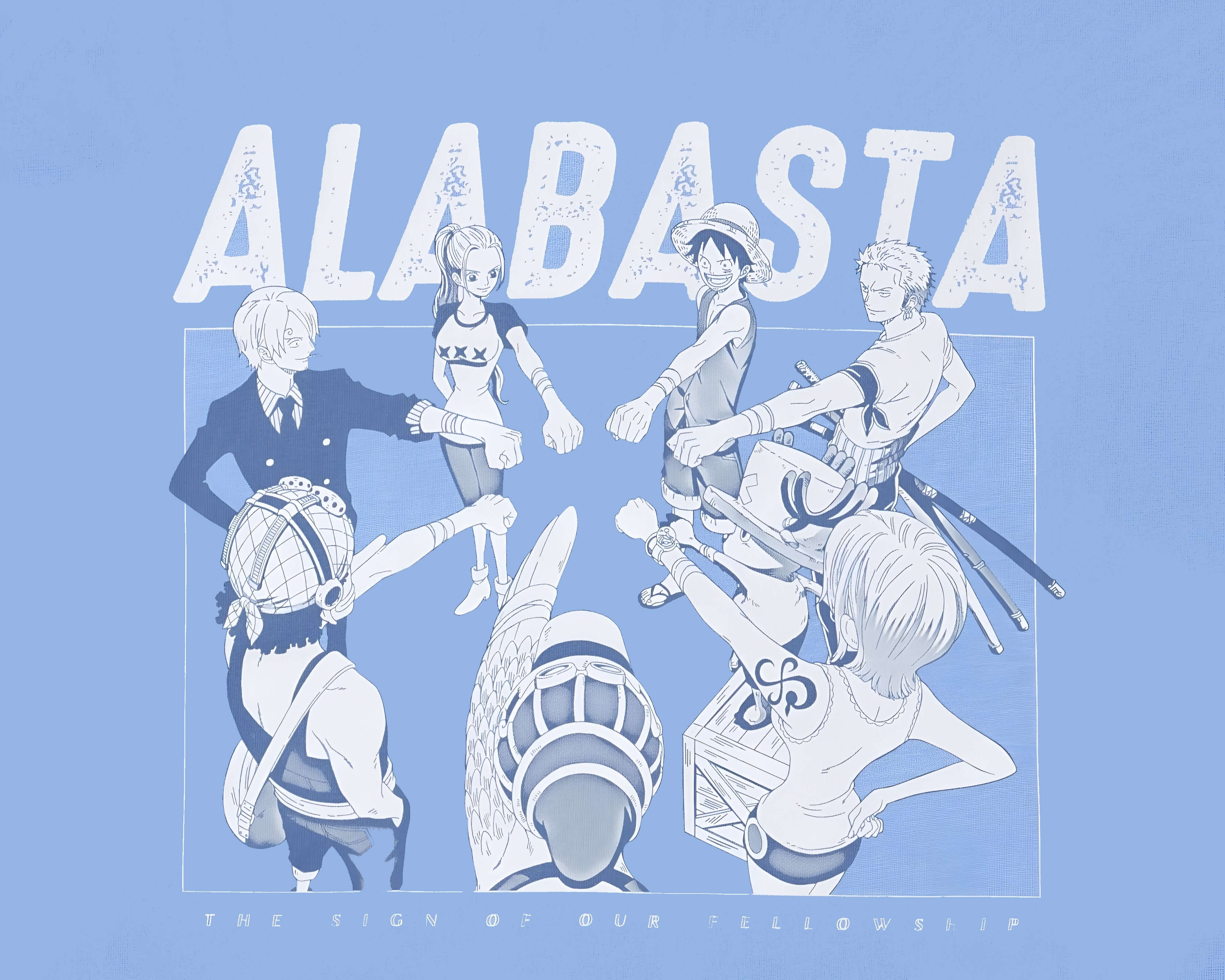 Reencuentro de la tripulación del Sombrero de Paja en alabasta